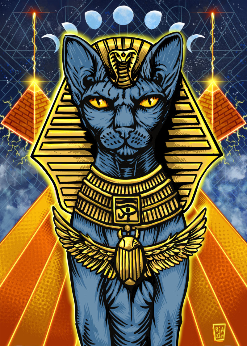 The Feline Space Pharaoh